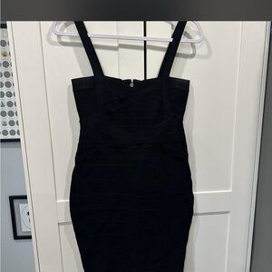 Elegant Black Bodycon Dress